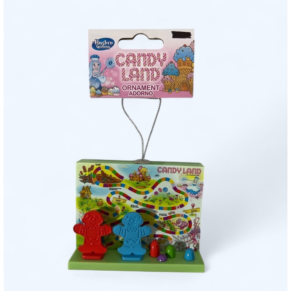 CANDY‎ LAND CHRISTMAS ORNAMENT PLASTIC NEW!!
